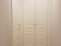 Puertas y armario lacados